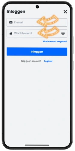 Voer uw e-mailadres en wachtwoord in om in te loggen bij 30Bet