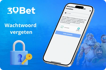 30Bet Casino Wachtwoord vergeten