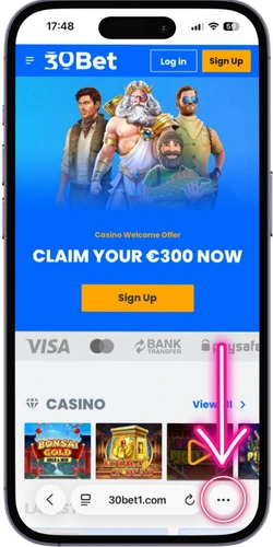 30 bet casino Open de website op je Apple-apparaat.